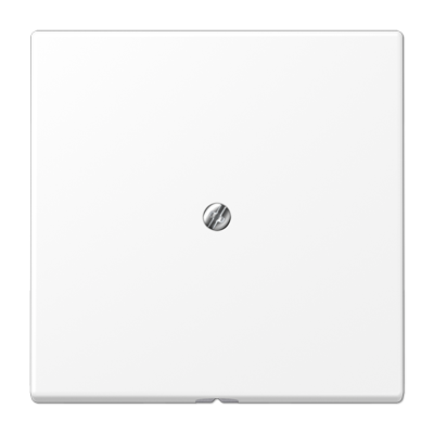 Placa con salida cablee LS Blanco Mate Placa con salida cablee LS Blanco Mate
